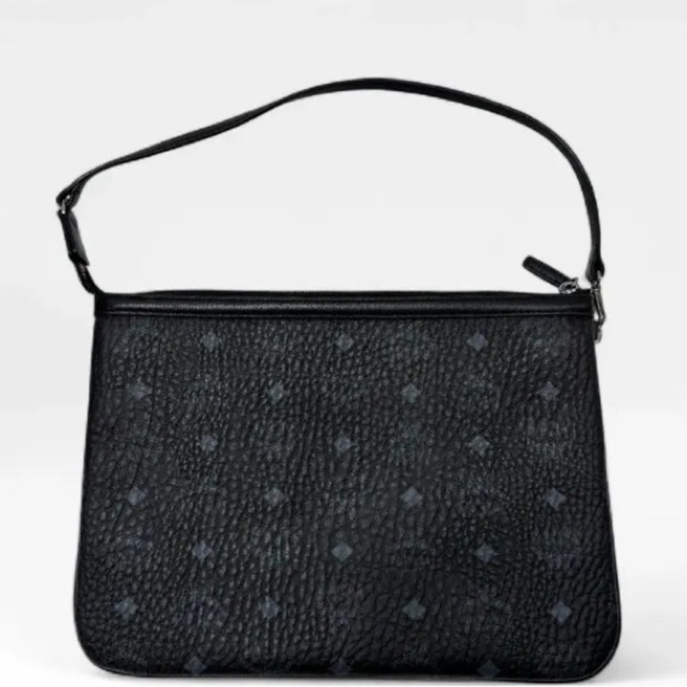 MCM Visetos Leather Pouch/Clutch